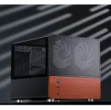 Case JONSBO V12 Black – M-ATX/ ITX| GPU 260mm| Kính 270°